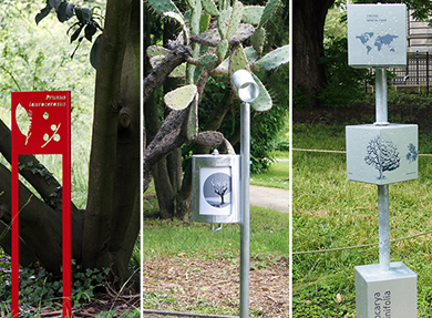 Visuel - Signalétiques didactiques|au Jardin botanique